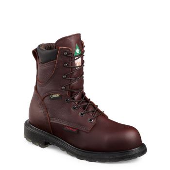 Red Wing SuperSole® 2.0 8-inch Insulated Waterproof CSA Safety Toe Veiligheidsschoenen Heren Bordeaux - 2412